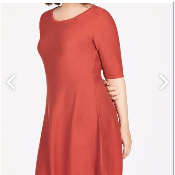 Misses Flare Sweater Dress - Picture 4 of 8